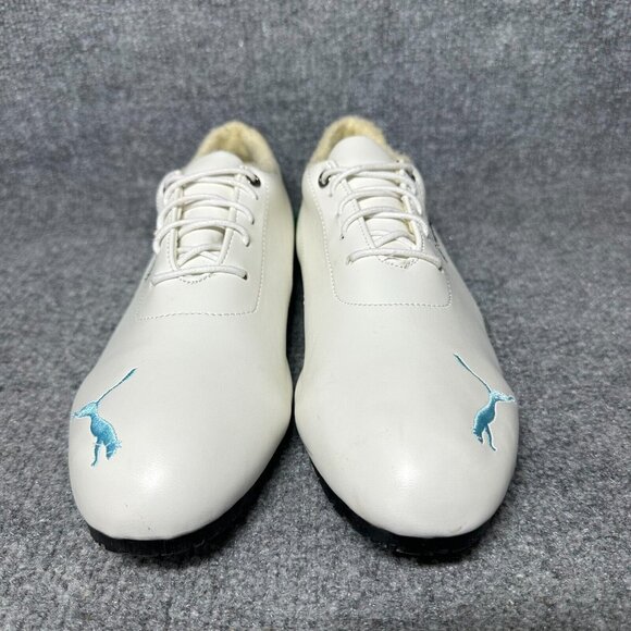 Vintage Puma AMG Petronas Formula 1 Racing Team Shoes White Green Leather main image 10
